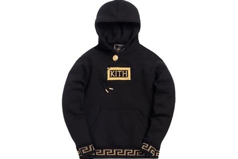 kith versace bolo hoodie|Kith x Versace Bolo Hoodie Black Men's .